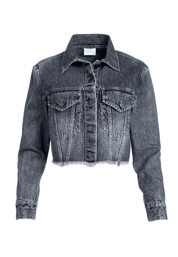 BOXY CROPPED JACKET - OH BABY