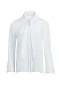 BOYD SLT SLV OVRSZD BTNDWN TIE - OFF WHITE