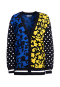 BRADFORD GRANDPA CARDIGAN - BLACK/MULTI