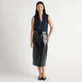 Briar Vegan Crocodile Leather Skirt