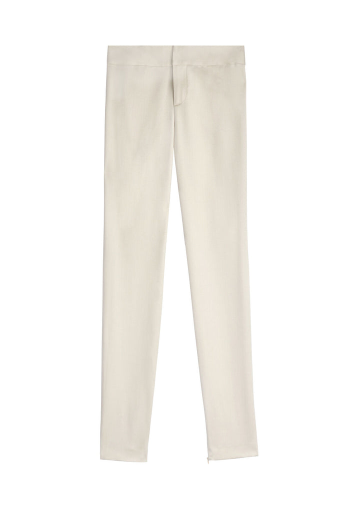 CADENCE ZIP HEM TROUSER - PALE NUDE