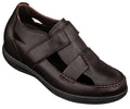 CALTO - K2662 - 3.2 Inches Taller (Dark Brown) - Casual Fisherman Sandal