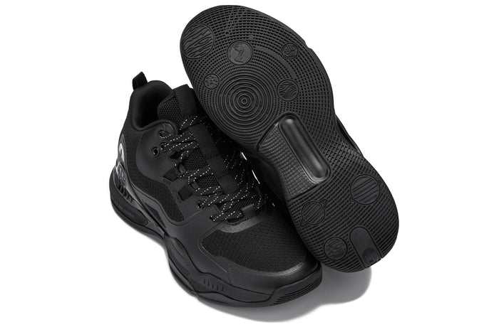 CALTO - Q393 - 3 Inches Taller (Black) - Basketball High-Top Sneakers
