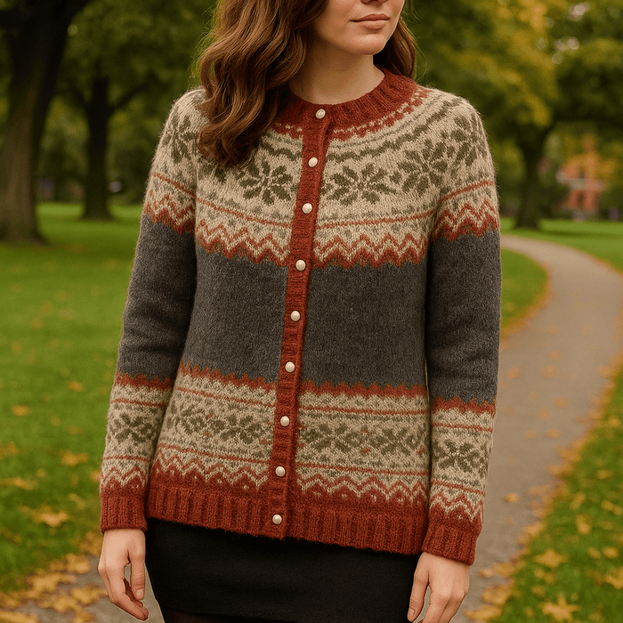 Cardigan Women Knitted Warm Fit Everyday Chic