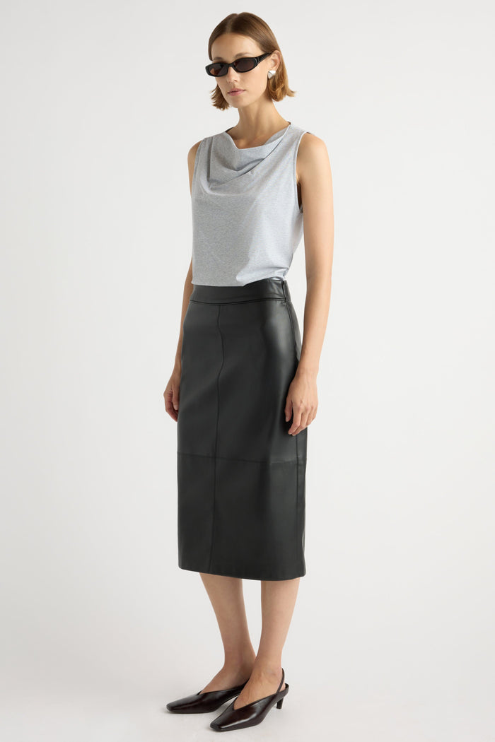 Mali | Carissa Cowl-Neck Tank in Size Small
