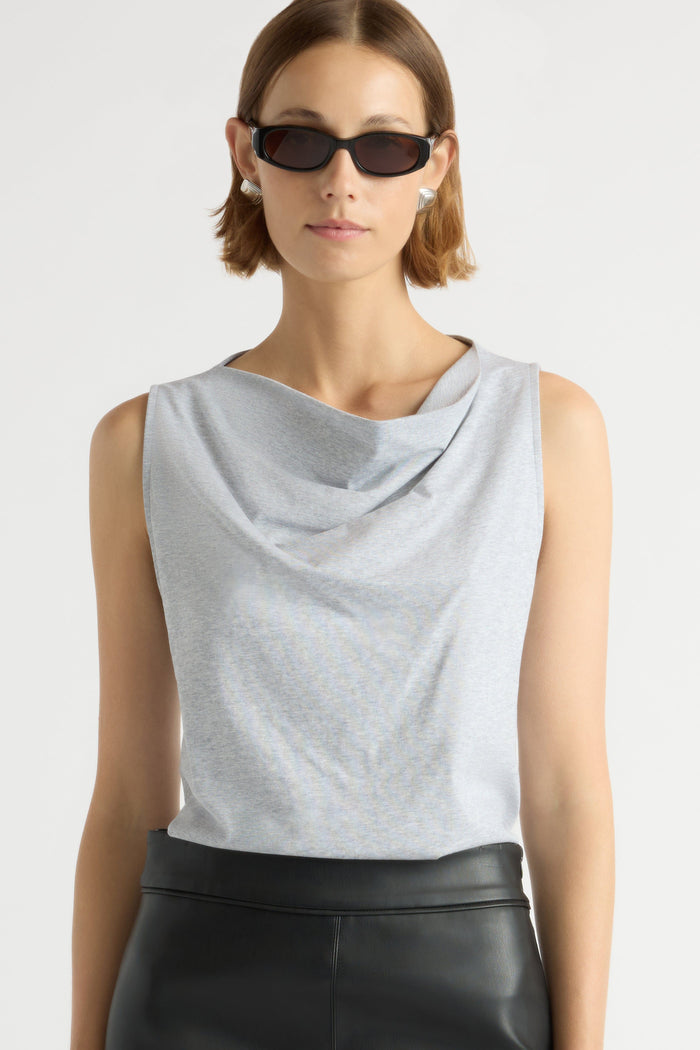 Mali | Carissa Cowl-Neck Tank in Size Small