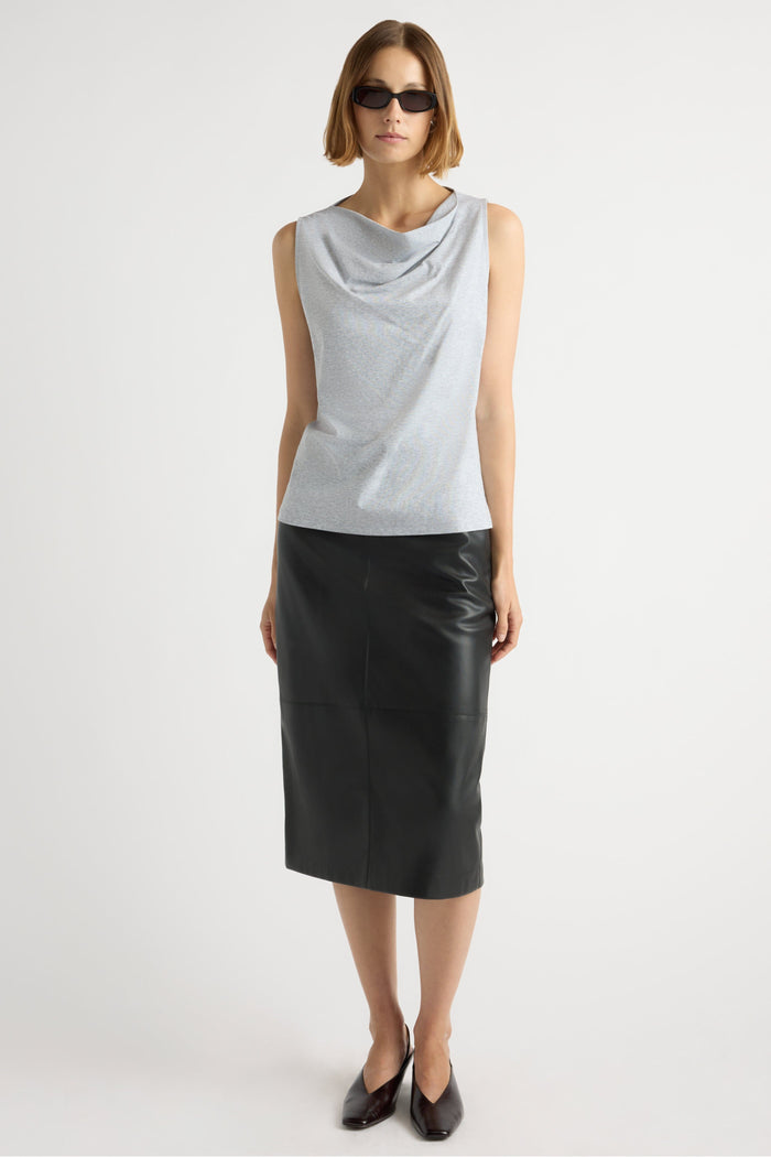Mali | Carissa Cowl-Neck Tank in Size Small