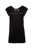 CARITA TIE BK SHIFT DRESS - BLACK