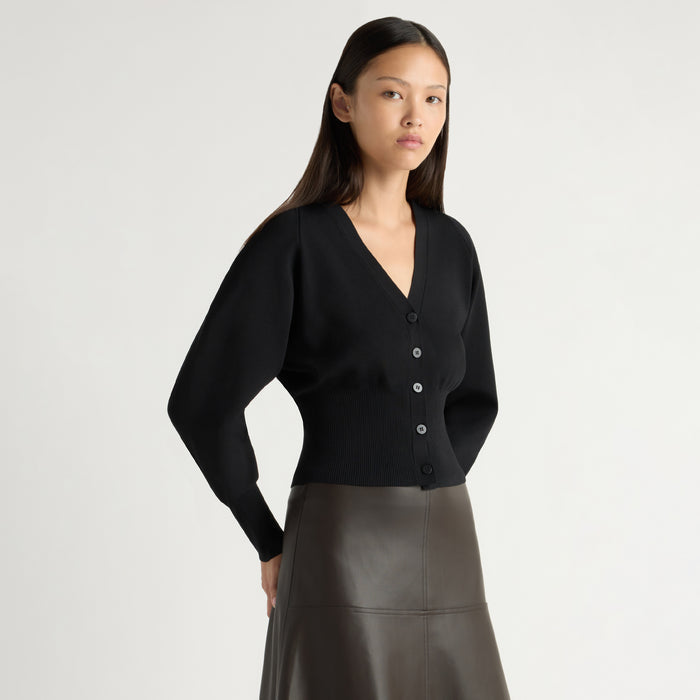 Carson Button-Front Cardigan
