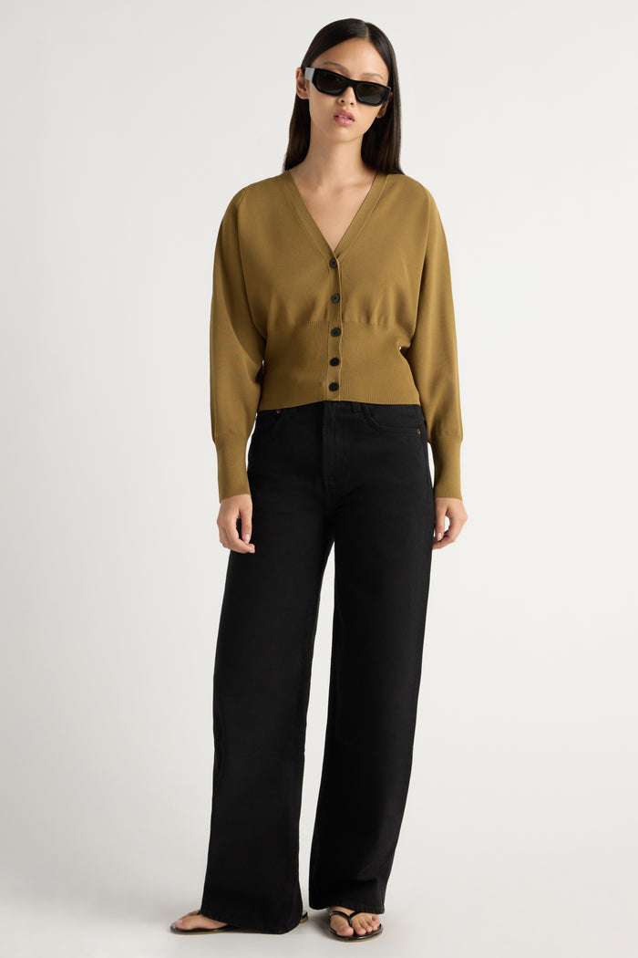 May-Li | Carson Button-Front Cardigan in Size Small