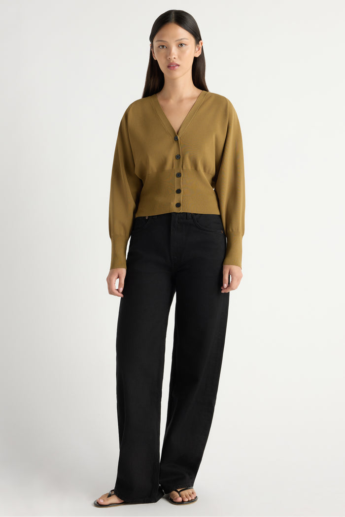 May-Li | Carson Button-Front Cardigan in Size Small