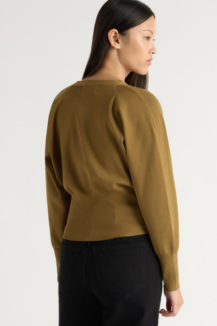 May-Li | Carson Button-Front Cardigan in Size Small