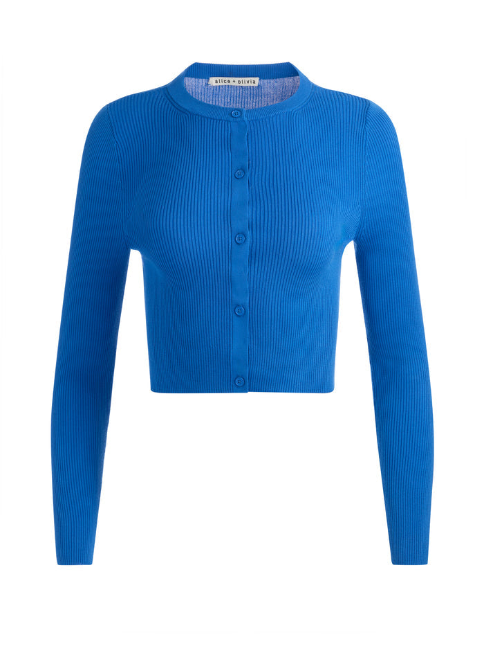 CARSON CARDIGAN - BLUE IRIS