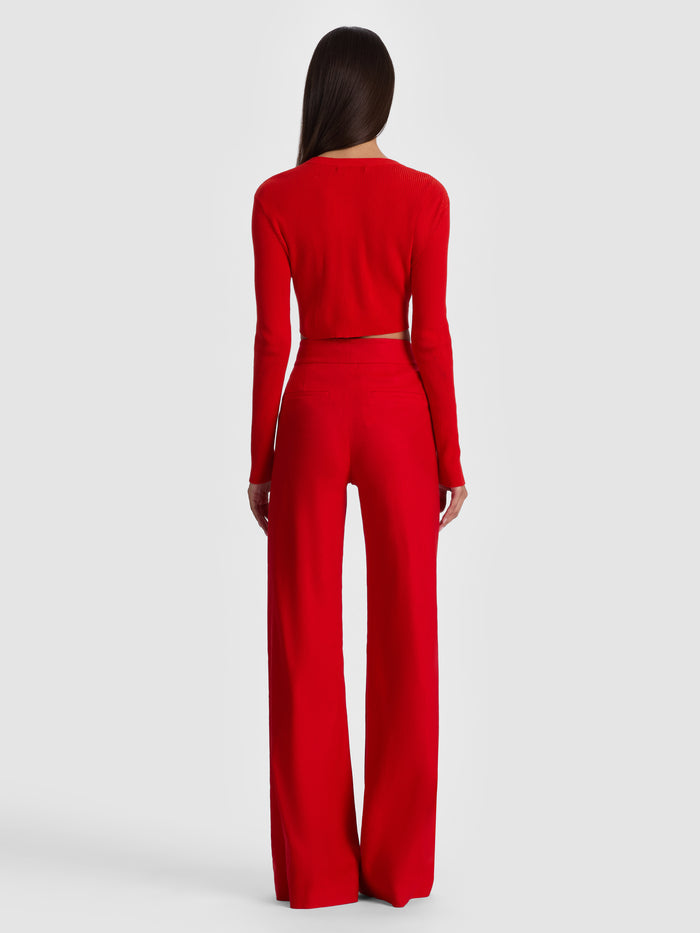 CARSON CARDIGAN - CHILI PEPPER