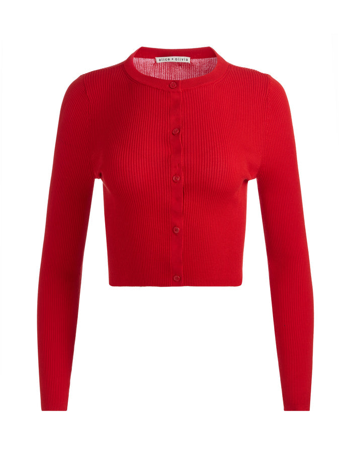CARSON CARDIGAN - CHILI PEPPER