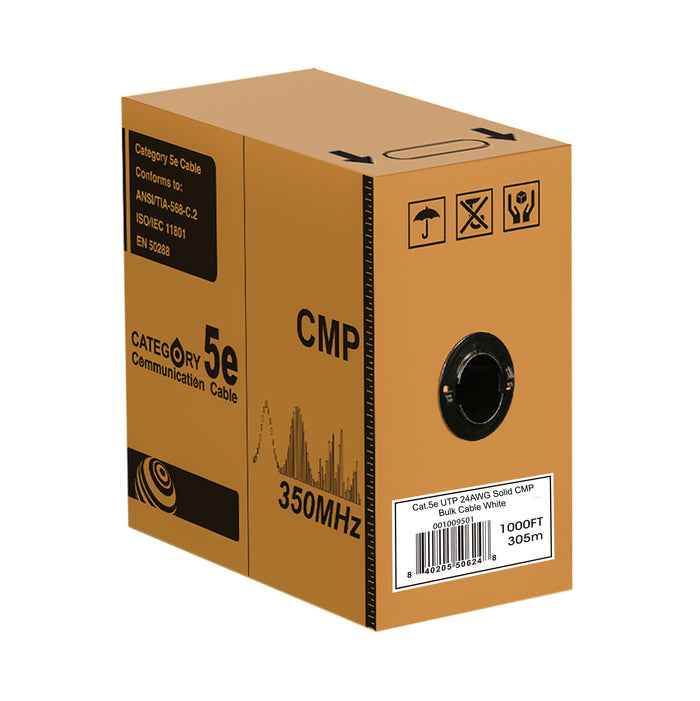 Cat.5E Bulk Wire WHITE