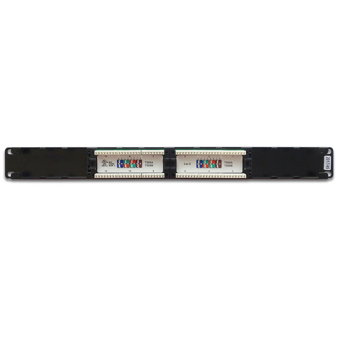 Cat.6 110 Type Patch Panel 12Port Rackmount