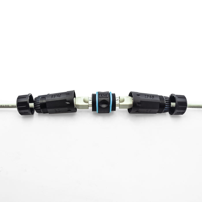 Cat.6 Shielded RJ45 Outdoor Waterproof Inline Coupler