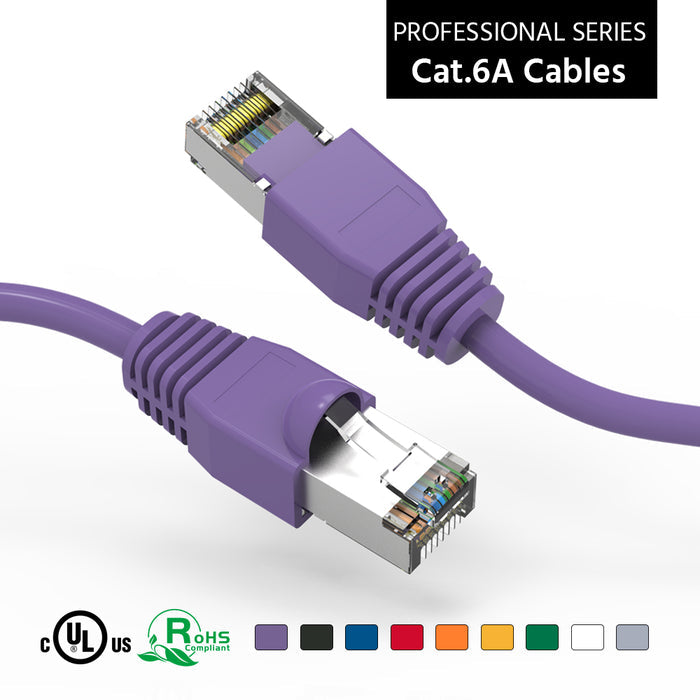 Cat.6A Shielded Cables PURPLE