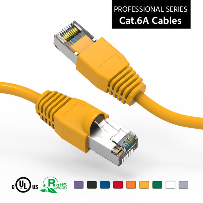 Cat.6A Shielded Cables YELLOW