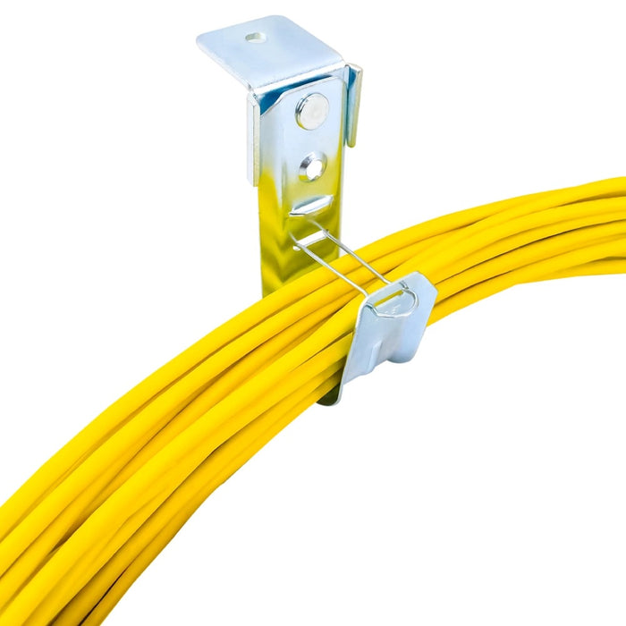 Ceiling Mount Style 1 5/16" J-Hook Cable Support Wire Management System (Set of 25)