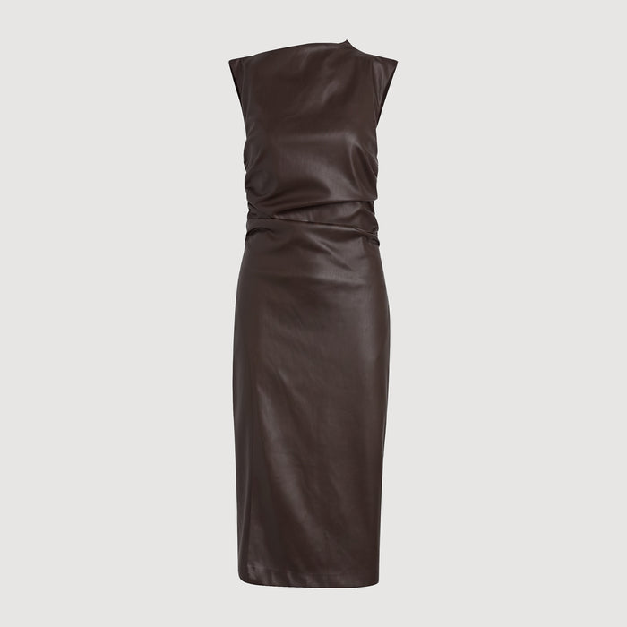 Channing Vegan Leather Dress (Petite)