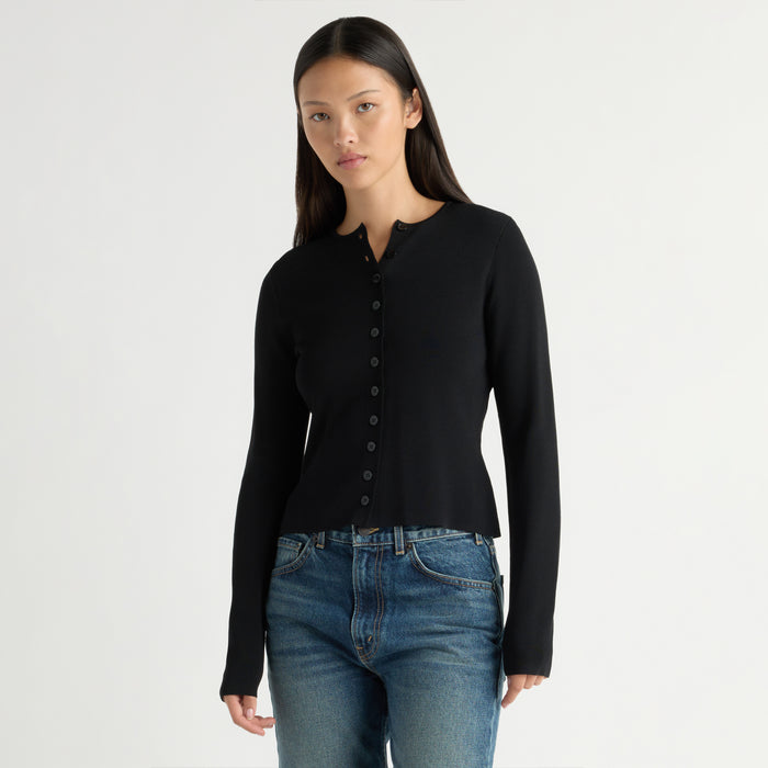 Charla Button Milano-Stitch Sweater