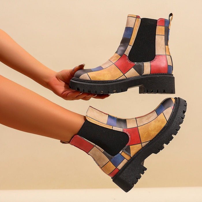 Chelsea Boots Women Ankle Length Slip Resistant Winter Wear