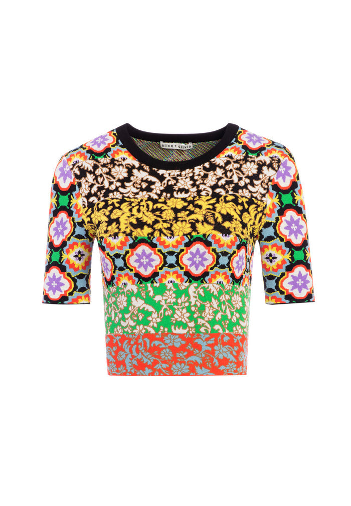 CIARA CREW NK SS SWTR - MULTI