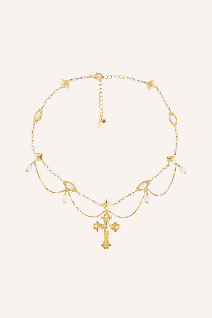 Cielo Cross Necklace