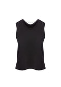 CLARA TWO WAY TANK WITH CHAINS - BLACK/SILVER