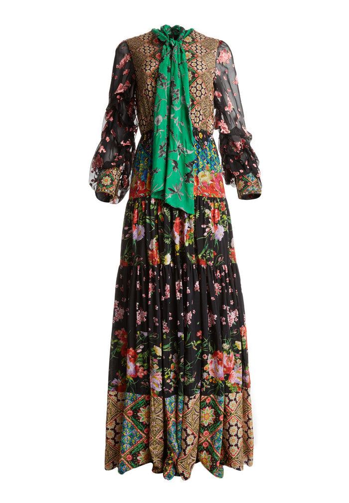 CLEMENTINE TCK SLV TIERED MAXI - MULTI