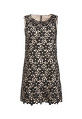 CLYDE MINI DRESS - BLACK/SESAME