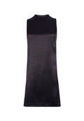 COLEY MOCK NECK MINI DRESS - BLACK