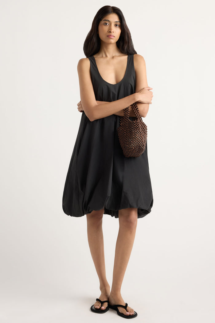 Arya | Cosima Hi-Lo Bubble-Hem Dress in Size Small