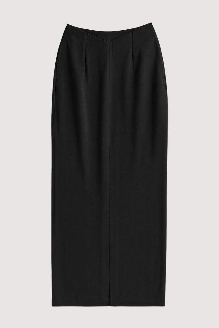 Shelby | Coye V-Waist Pencil Skirt in Size Small - Flat