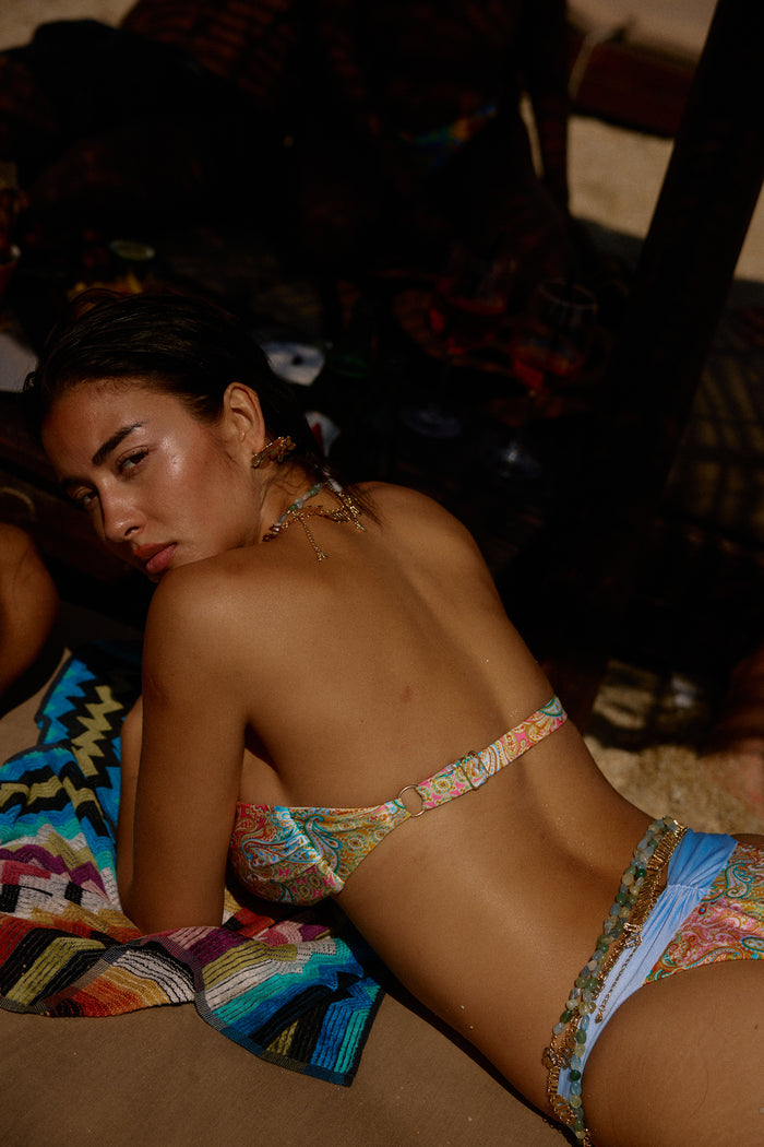 Crete Bikini Top in Zephyrus