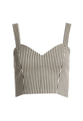 CRISTI SWEETHEART BUSTIER - NATURAL/BLACK
