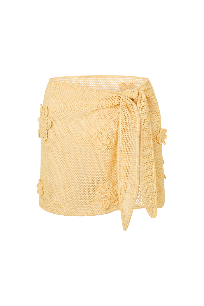 Crochet Sarong in Zesti