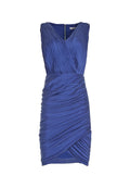 DAMIA SLVLSS CROSS OVER DRESS - INDIGO