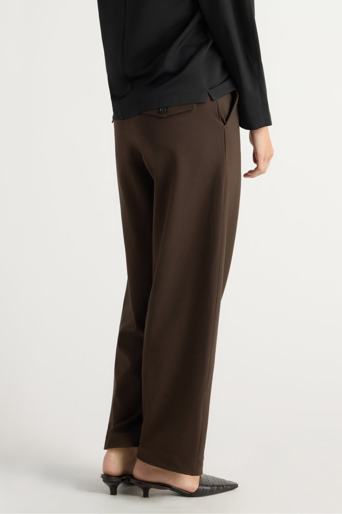 May Li | Danielle Drawstring Barrel-Leg Pant in Size Small