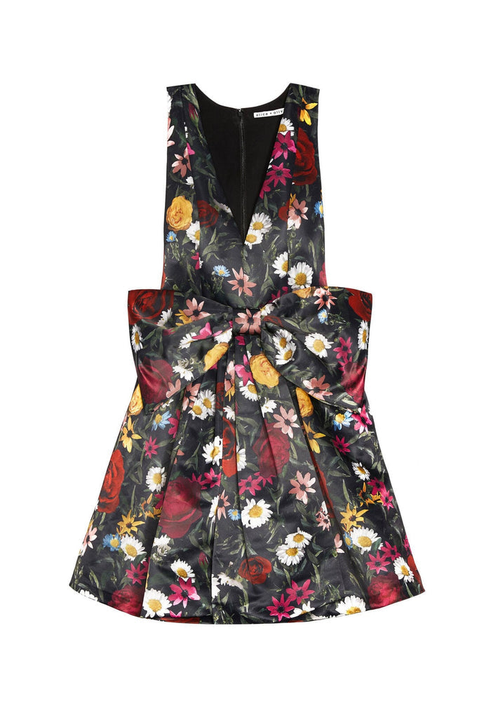 DARALEE BOW FRNT PARTY DRESS - VIVID FLORAL