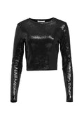 DELAINA LS TOP - BLACK