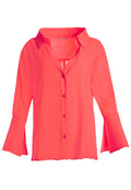 DENVER OPEN NK OVRSZD BTNDWN - NEON CORAL