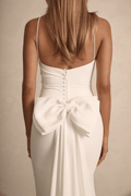 DETACHABLE CREPE BOW
