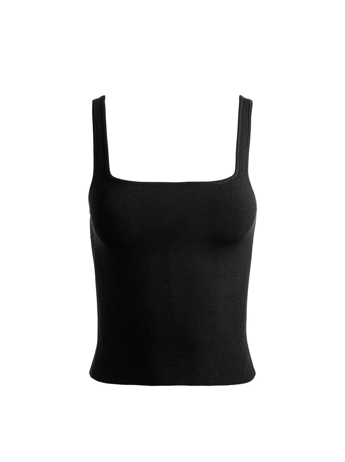 DEVIN SIDE PANEL TANK - BLACK