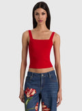 DEVIN SIDE PANEL TANK - HIBISCUS