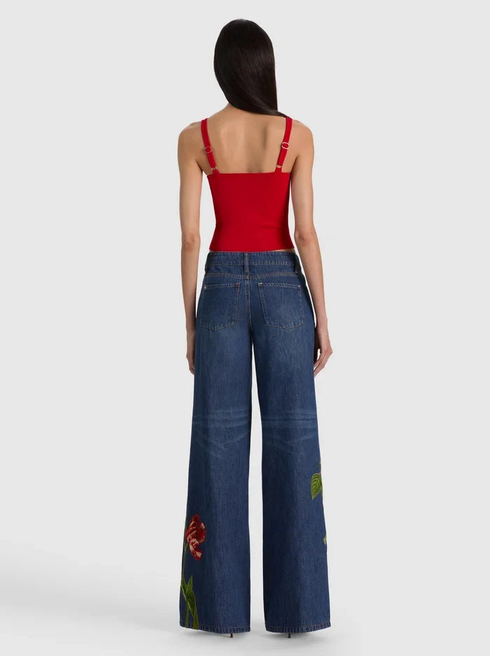 DEVIN SIDE PANEL TANK - HIBISCUS