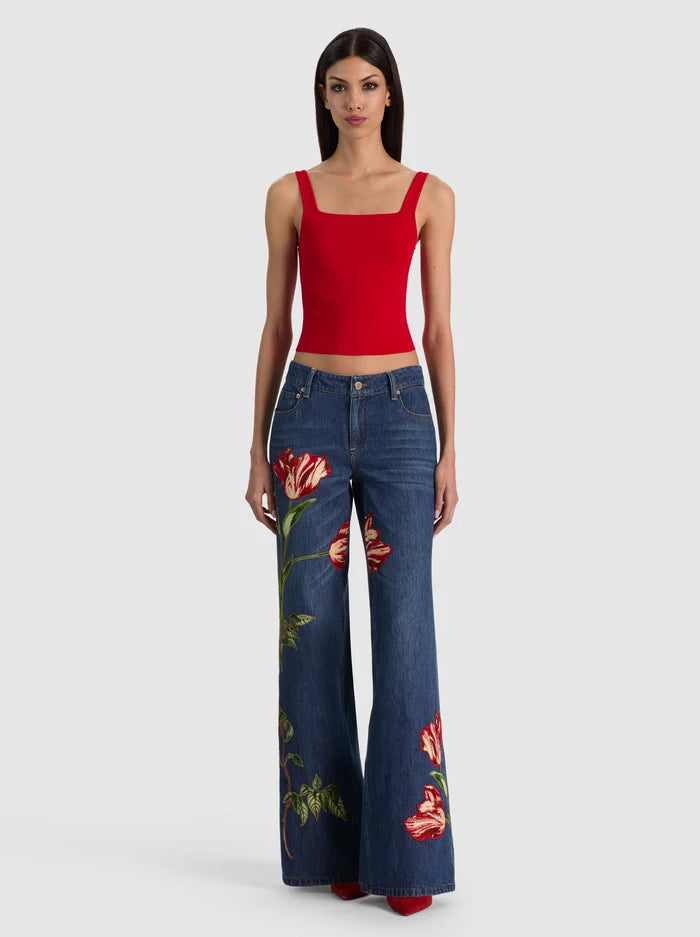 DEVIN SIDE PANEL TANK - HIBISCUS