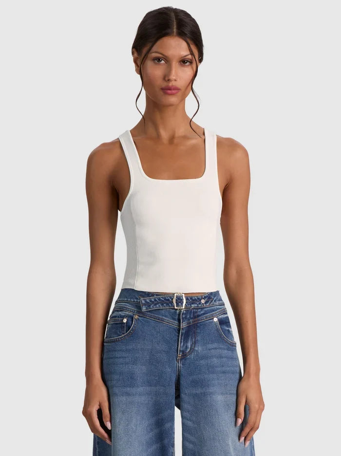 DEVIN SIDE PANEL TANK - SOFT WHITE